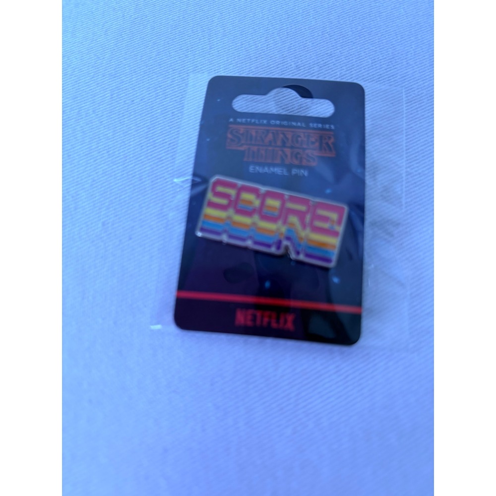 Stranger Things Loungefly Enamel Pin Score Retro‎ Arcade Netflix Multi-Color NEW